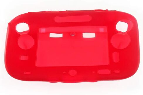 Protective Soft Rubber Silicone Shell Case Cover for for Wii U Gamepad Controller (Black) in Saudi Arabia