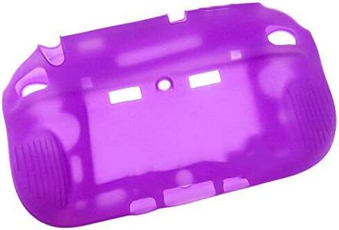 Protective Soft Rubber Silicone Shell Case Cover for for Wii U Gamepad Controller (Black) in Saudi Arabia