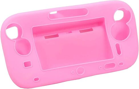 Protective Soft Rubber Silicone Shell Case Cover for for Wii U Gamepad Controller (Black) in Saudi Arabia