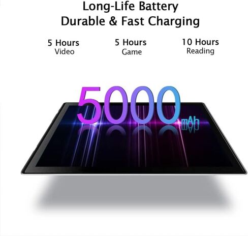 كمبيوتر محمول FHD مع شاشة تعمل باللمس، كمبيوتر لوحي 2 في 1 10.1 بوصة Android 10.0GMS، ذاكرة وصول عشوائي 4 جيجابايت، ذاكرة تخزين داخلية 64 جيجابايت كمبيوتر لوحي مع لوحة مفاتيح، قلم، بطارية 5000 مللي أمبير، تابلت خلوي 4G مع فتحة بطاقة Sim مزدوجة in Kuwait