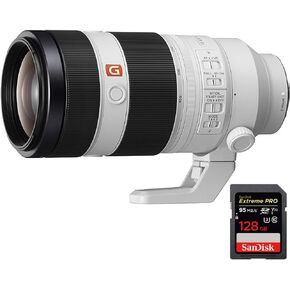 Sony FE 100-400mm f/4.5-5.6 GM OSS Full Frame E-Mount Lens SEL100400GM + Sandisk Extreme PRO SDXC 128GB UHS-1 Memory Card in Kuwait