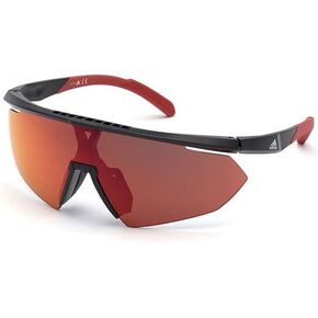 Sunglasses Adidas Sport SP 0015 01L Shiny Black/Roviex Mirror in Kuwait