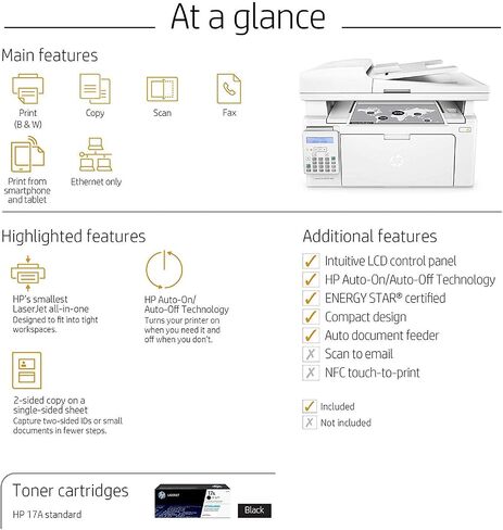 HP LaserJet Pro M130fn All-in-One Laser Printer in Saudi Arabia