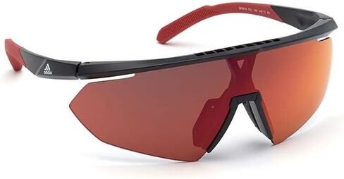Sunglasses Adidas Sport SP 0015 01L Shiny Black/Roviex Mirror in Kuwait