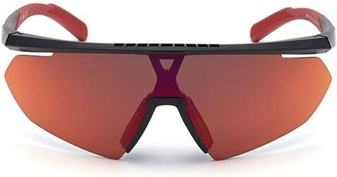 Sunglasses Adidas Sport SP 0015 01L Shiny Black/Roviex Mirror in Kuwait