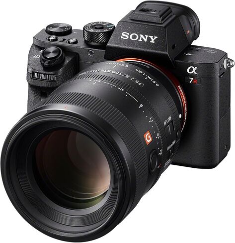 Sony SEL100F28GM 100mm f2.8 Medium-telephoto Fixed Prime Camera Lens, Black (Renewed) in Saudi Arabia