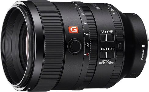 Sony SEL100F28GM 100mm f2.8 Medium-telephoto Fixed Prime Camera Lens, Black (Renewed) in Saudi Arabia