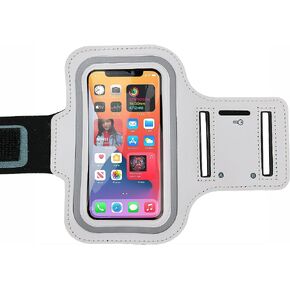 Redi-Fest Small Cell Phone Armband for iPhone Mini SE/13 Mini/12 Mini/8/6S/5S/5C/4S/4 Galaxy S10e Water Resistant Cellphone Sport Armband Running Adjustable Elastic Strap Key Pocket for Gym Exercise in Saudi Arabia