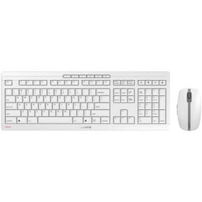 CHERRY Stream Desktop Recharge, Wireless Keyboard & Mouse Combo, 2.4 GHz Connection, Quiet Keys, Slim Design, Comfortable Writing, Rechargeable, Black in Kuwait