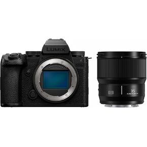 كاميرا باناسونيك LUMIX S5IIX بدون مرآة (DC-S5M2XKK) مع عدسة LUMIX S Series 70-300 مم (S-R70300) in Kuwait