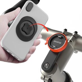 Bike Phone Mount,Mountain Bicycle Stem Cell Phone Holder,Universal Aluminum Handlebar Phone Clamp,MTB Road Bike Cycling Mobile Phone Clip,Quick Attach/Release 【Series C-2nd Gen】 in Saudi Arabia