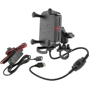 RAM Mounts Tough-Charge 15W Waterproof Wireless Charging Motorcycle Mount RAM-B-149Z-A-UN12W-V7M-1 in Saudi Arabia