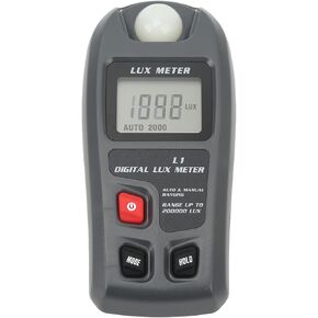 جهاز قياس الضوء الرقمي LCD المحمول من EVTSCAN، مع نطاق تلقائي 200000 لوكس، لقياس شدة الضوء، مقياس إضاءة لوكس للتصوير الفوتوغرافي، نمو الضوء، نظام إضاءة LED in Kuwait