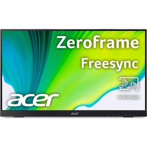 Acer UT222Q bmip 21.5" Full HD (1920 x 1080) 10 Point Touch Monitor with AMD FreeSync Technology Up to 75Hz 5ms (Display Port, HDMI Port, VGA & USB Port),Black in Saudi Arabia