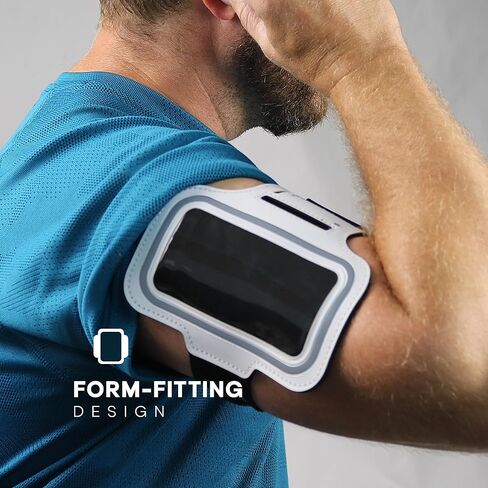Redi-Fest Small Cell Phone Armband for iPhone Mini SE/13 Mini/12 Mini/8/6S/5S/5C/4S/4 Galaxy S10e Water Resistant Cellphone Sport Armband Running Adjustable Elastic Strap Key Pocket for Gym Exercise in Saudi Arabia