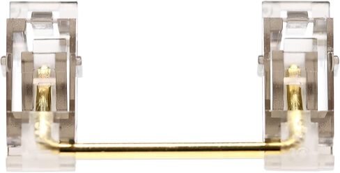 KPREPUBLIC Everglide Panda V3 Transparent Plate Mounted Stabilizer Gold Plated Wire for Custom Mechanical Keyboard Plate Clear Black (Panda V3 Clear 104 Plus x1) in Kuwait