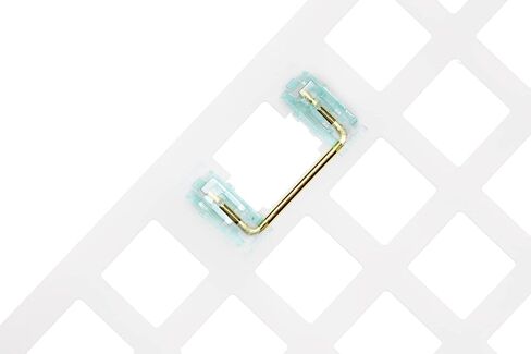 KPREPUBLIC Everglide Panda V3 Transparent Plate Mounted Stabilizer Gold Plated Wire for Custom Mechanical Keyboard Plate Clear Black (Panda V3 Clear 104 Plus x1) in Kuwait