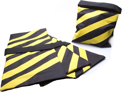 Fovitec StudioPRO أربعة حامل ثلاثي القوائم وخفيف الوزن باللون الأصفر لأكياس الرمل للأفلام والتصوير الفوتوغرافي والصور والفيديو في استوديو (تحمل ما يصل إلى 10 أرطال) in Kuwait