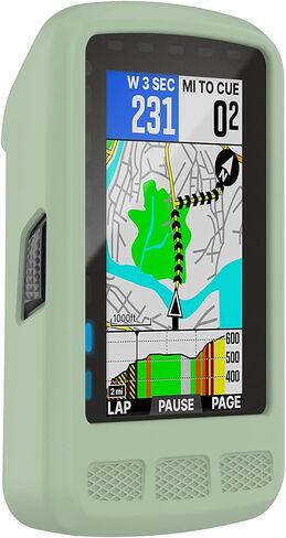 RuenTech Protective Case Compatible with Wahoo ELEMNT ROAM,Soft Silicone Protective Cover Case for Wahoo ELEMNT ROAM (WFCC4) GPS Cycling/Bike Computer Cycling Accessories (Black) in Saudi Arabia