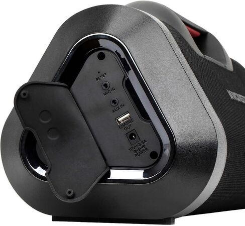 Monster Bluetooth Boombox: IPX5 Rechargeable Waterproof Bluetooth Speaker with USB Charge Out & Aux Input, 120W Portable Wireless Bluetooth Speaker,Black in Saudi Arabia