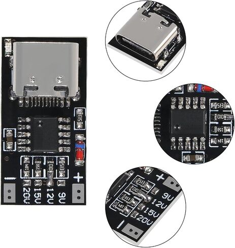AITRIP 10 قطعة Type-C PD2.0 PD3.0 9 فولت 12 فولت 15 فولت 20 فولت شحن سريع الزناد كاشف الاقتراع USB دفعة امدادات الطاقة تغيير وحدة شاحن المجلس in Kuwait