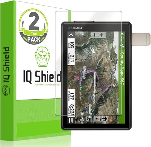 IQShield Screen Protector Compatible with Garmin Tread Overland (Screen Size 8 Inches) Navigator (2-Pack) Anti-Bubble Clear Film in Saudi Arabia