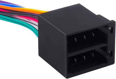 باتيج 16 دبوس ISO راديو الأسلاك تسخير ل2004-2021 الشحن، 2004-2016 فولفو، 2008-2020 كينوورث، استبدال الأسلاك تسخير لJVC بايونير كينوود سوني أندرويد، مع موصلات الذكور والإناث in Kuwait