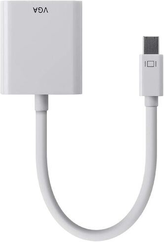 Monoprice Mini DisplayPort 1.2a / Thunderbolt to VGA Active Adapter, Black in Kuwait