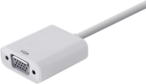 Monoprice Mini DisplayPort 1.2a / Thunderbolt to VGA Active Adapter, Black in Kuwait