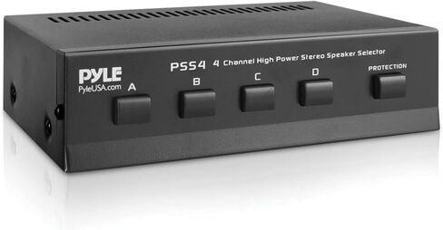 Pyle 4-Zone 100-Watt High Power Stereo Speaker Selector - 4-Pair in Kuwait