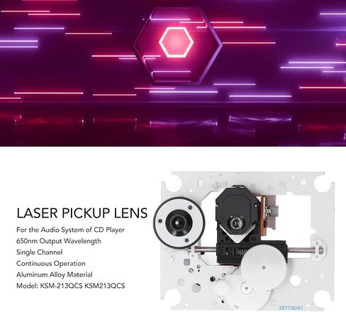 Hyuduo Optical Pickup Lens Pickup Parts Aluminum Alloy Material 1 Channel 650nm Wavelength for CD Player in Saudi Arabia
