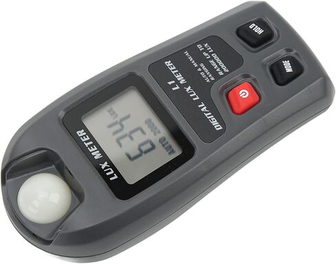 جهاز قياس الضوء الرقمي LCD المحمول من EVTSCAN، مع نطاق تلقائي 200000 لوكس، لقياس شدة الضوء، مقياس إضاءة لوكس للتصوير الفوتوغرافي، نمو الضوء، نظام إضاءة LED in Kuwait