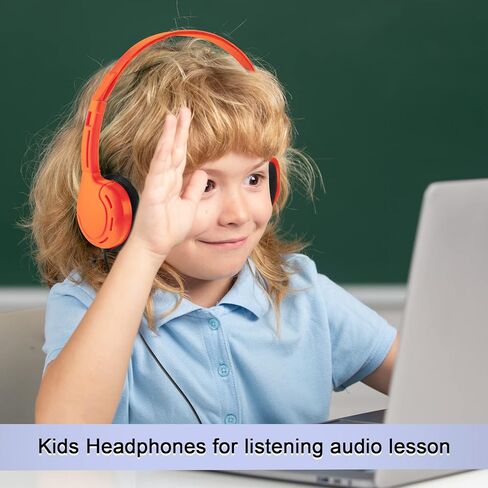 Yunsailing 30 Pack Class Set Headphones for Kids Students Bulk Classroom Headsets Adjustable School Earphones On Ear with 3.5mm Jack for Youth Adults, Teacher Must Have Supplies(Vivid Color) in Kuwait