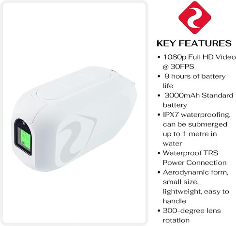 Drift Innovation Ghost XL Action Camera – 1080 Full HD Video Camera with Rotating Lens and Dash Cam Mode – IPX7 Waterproof Camera – 9 Hour Battery Life – 12MP Still Photos in Kuwait