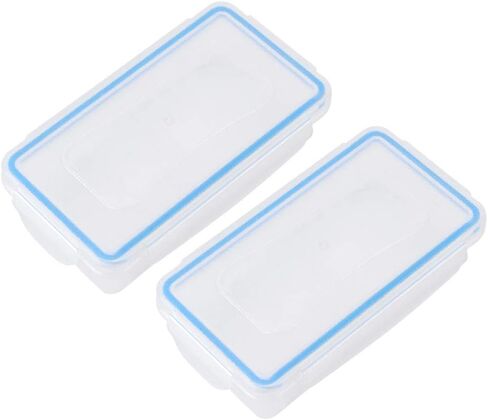 قطعتان من علبة تخزين البطارية 18650، صندوق منظم حامل تخزين البطارية من البلاستيك الشفاف، حاويات تخزين البطارية المقاومة للماء لبطاريات 18650 / بطاريات 16340 / بطاريات CR123A in Kuwait