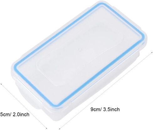 قطعتان من علبة تخزين البطارية 18650، صندوق منظم حامل تخزين البطارية من البلاستيك الشفاف، حاويات تخزين البطارية المقاومة للماء لبطاريات 18650 / بطاريات 16340 / بطاريات CR123A in Kuwait