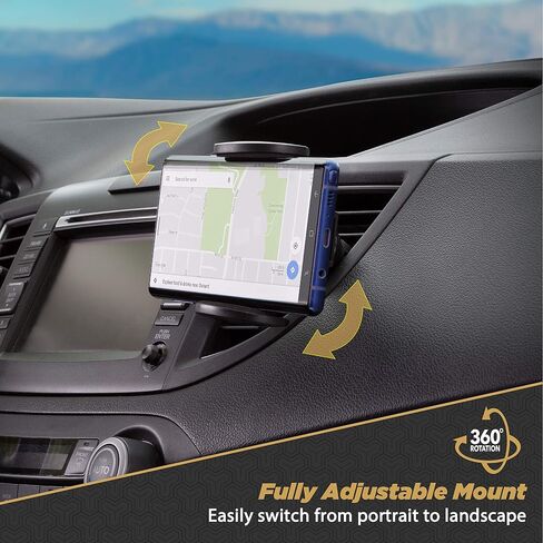 Scosche SUHV-2PKXCES0 Select Vent Phone Mount for Car and Removable Vent Clips, Portable, Convenient Quick-Release Button, 2-pack in Saudi Arabia