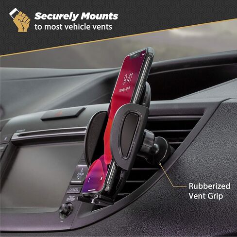 Scosche SUHV-2PKXCES0 Select Vent Phone Mount for Car and Removable Vent Clips, Portable, Convenient Quick-Release Button, 2-pack in Saudi Arabia