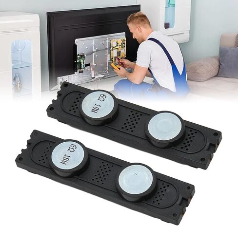 1 Pair Replacement TV Speaker for Samsung TV, 6Ω 10W Speaker Replacement for UA55ES7000J UA46D6400UJ UA46D7000WJ UA55F7500BJ UA46F7500BJXXR UA60D6600WJ UA60D8 in Saudi Arabia