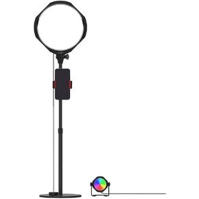 JOBY Beamo Studio Deluxe Lighting Kit, USB Studio Light for Video, Kit for Content Creator, Soft Key Light with Remote, Background Light with 12 Colors, GorillaPod Flexible Arm with Phone Mount in Kuwait