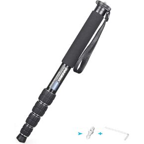 INNOREL RM285A كاميرا Monopod احترافية محمولة 5 أقسام مدمجة للسفر من سبائك الألومنيوم Monopod لكاميرا Canon Nikon Sony DSLR كاميرا فيديو DV دعامة تصوير فوتوغرافي تحميل 22 رطل/10 كجم in Kuwait