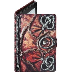 KleverCase Faux Leather Universal Book Cover Case for Kindle Paperwhite and Standard Kindle eReaders (Hocus Pocus)