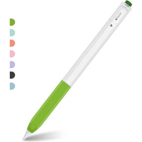 NIUTRENDZ Classic Hexagon Case for Apple Pencil 2nd Generation Cover Sleeve Skin Accessories Translucent Design Compatible with Magnetic Charging and Double Tap (Apple Pencil 2nd Generation, Black)