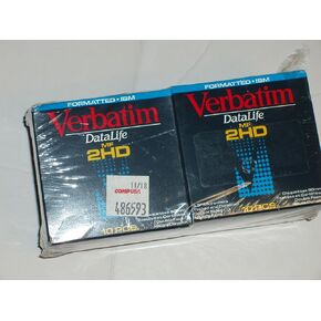 20 Piece Formatted IBM Verbatim DataLife MF 2HD 3.5 Inch Microdisks. in Saudi Arabia