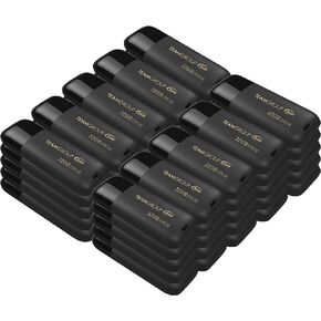 TEAMGROUP C175 16GB USB 3.2 Gen 1 (USB 3.1/3.0) Read 75MB/s Flash Thumb Drive, External Data Storage Memory Stick Compatible with Computer/Laptop Matte Black TC175316GB01 in Kuwait
