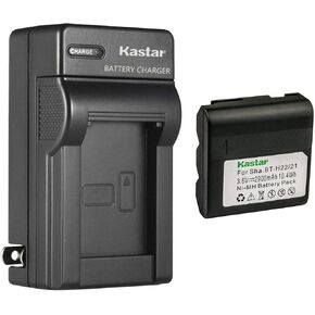 Kastar AC Wall Battery Charger Compatible with Sharp VL-E660, VL-E660S, VL-E660U, VL-E665U, VL-E680, VL-E680H, VL-E680S, VL-E680U, VL-E685U, VL-E700, VL-E700U, VL-E720, VL-E720H, VL-E720U in Kuwait