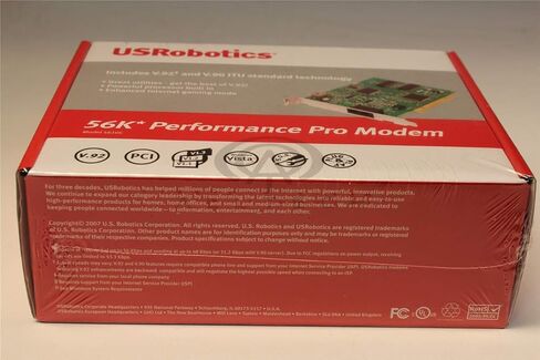 US Robotics USR5610C USROBOTICS PERFORMANCE PRO - فاكس / مودم - بطاقة PLUG-IN - PCI - 56 كيلو بايت في الثانية - V.90، in Kuwait
