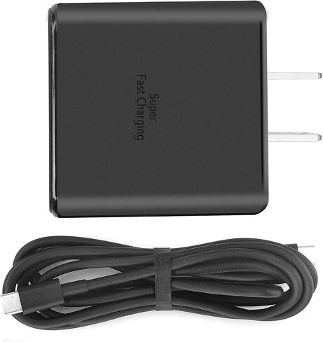 شاحن حائط USB-C فائق السرعة بقدرة 45 وات لهاتف سامسونج جالاكسي S23 S22 S21 S20 Ultra S23+ S22+ S21+ S10 Plus Note 20/Note 10/10 Plus 5G A13 A32 A51 A52، Galaxy Tab S8/S7 in Saudi Arabia