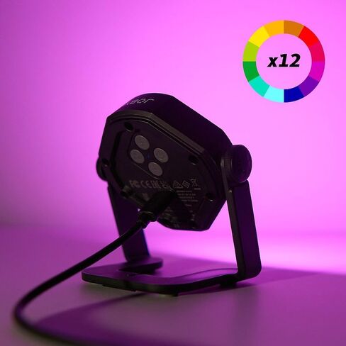 خلفية استوديو جوبي بيمو، ضوء استوديو للفيديو، مجموعة أدوات إنشاء المحتوى، إضاءة خلفية مع 12 لونًا، إمالة 360 درجة، متوافقة مع GorillaPod، ضوء استوديو USB in Saudi Arabia