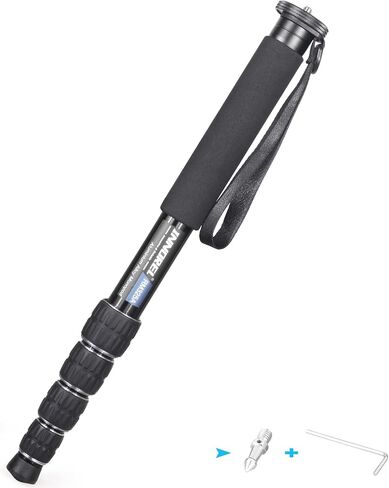 INNOREL RM325A كاميرا Monopod احترافية محمولة 5 أقسام مدمجة للسفر من سبائك الألومنيوم Monopod لكاميرا Canon Nikon Sony DSLR كاميرا فيديو DV دعامة تصوير فوتوغرافي تحميل 26 رطل/12 كجم in Kuwait